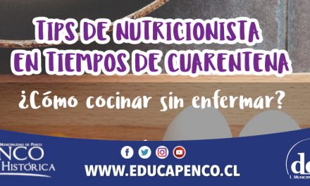 TIPS NUTRICIONALES EN TIEMPOS DE CUARENTENA