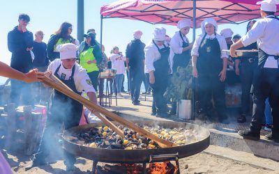 Preparación de Pulmay en conmemoración del Día de la Cocina Chilena